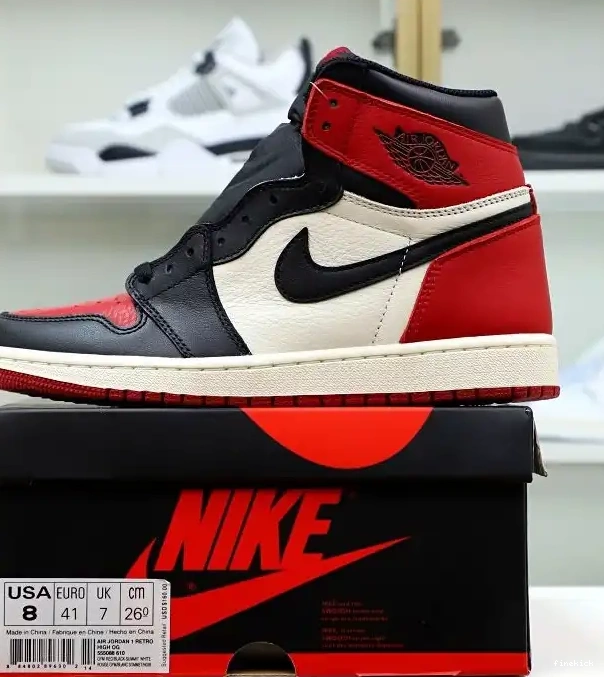 AIR HIGH TOE' RETRO JORDAN 'BRED 1 OG 0706